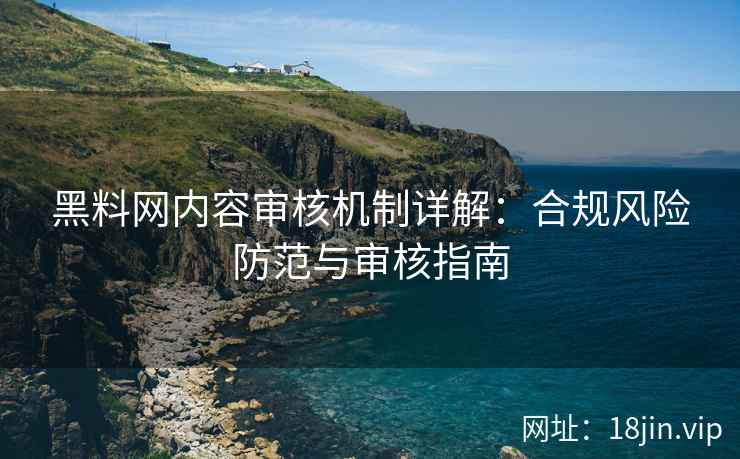 黑料网内容审核机制详解：合规风险防范与审核指南